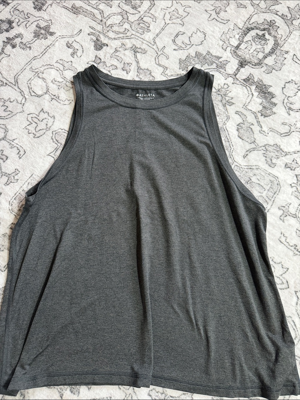 Athleta Women's Dark Gray Athletic Tank Top